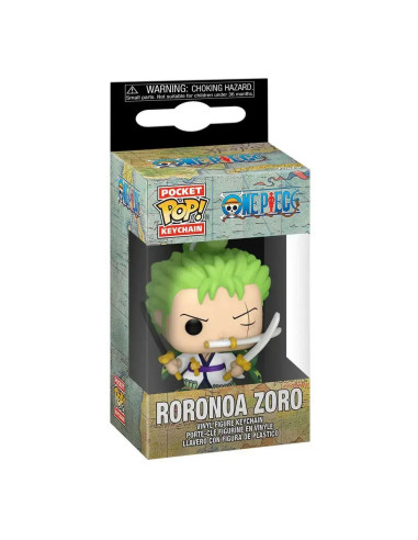 LLAVERO FUNKO ONE PIECE RORONOA ZORO
