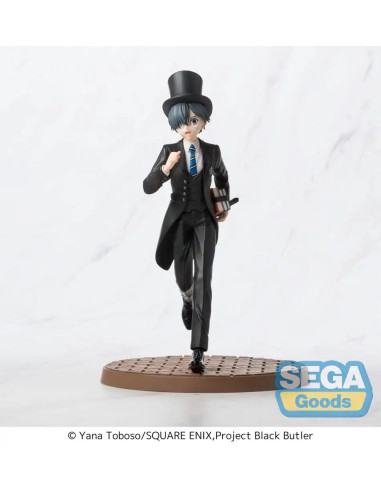 ESTATUA LUMINASTA BLACK BUTLER BOARDING SCHOOL ART CIEL PHANTOMHIVE 22cm