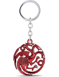 LLAVERO JUEGO DE TRONOS TARGARYEN LOGO ROJO