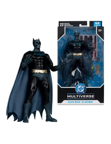FIGURA McFARLANE DC MULTIVERSE BATMAN AS BLACK MASK BENEATH THE MASK