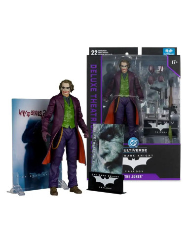 FIGURA McFARLANE DC MULTIVERSE THE DARK KNIGHT THE JOKER Deluxe Theatrical Edition