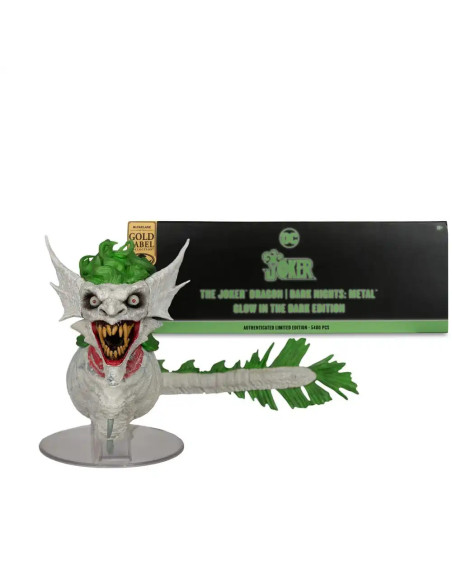 FIGURA McFARLANE DC THE JOKER DRAGON DARK KNIGHTS METAL GLOW IN THE DARK EDITION