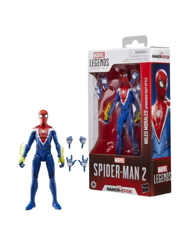 FIGURA ARTICULADA MARVEL LEGENDS SERIES SPIDER-MAN MILES MORALES UPGRADED SUIT