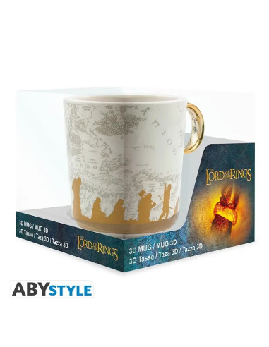 TAZA 3D SHAPED MUG EL SEÑOR DE LOS ANILLOS ONE RING HANDLE 460ml