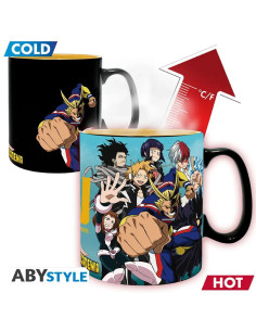 TAZA MAGICA MY HERO ACADEMIA HEAT CHANGE GROUP 460ml