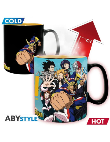 TAZA MAGICA MY HERO ACADEMIA HEAT CHANGE GROUP 460ml