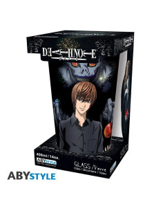 VASO DE CRISTAL DEATH NOTE LIGHT & MISA 400ml