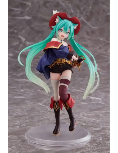 FIGURA HATSUNE MIKU Wonderland Puss in Boots 18 cm (with bonus)