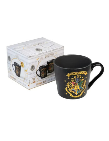 TAZA PREMIUM HARRY POTTER HOGWARTS  444ml