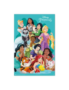 POSTER DISNEY PRINCESAS Y MASCOTAS 61x91,5cm