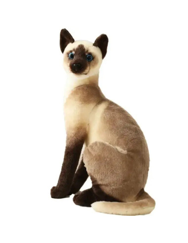PELUCHE GATO SIAMES SENTADO 40cm