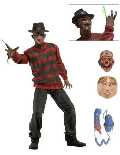 FIGURA NECA REEL TOYS PESADILLA en Elm Street 30th Anniversary Ultimate FREDDY KRUEGER 18 cm
