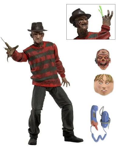 FIGURA NECA REEL TOYS PESADILLA en Elm Street 30th Anniversary Ultimate FREDDY KRUEGER 18 cm