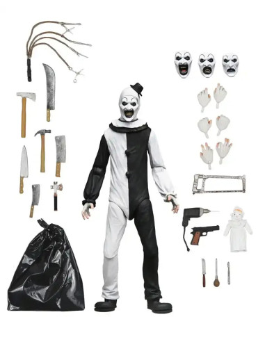 FIGURA NECA REEL TOYS TERRIFIER ULTIMATE ART THE CLOWN 18cm