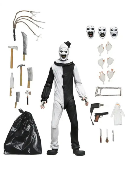 FIGURA NECA REEL TOYS TERRIFIER ULTIMATE ART THE CLOWN 18cm