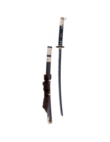 KATANA GHOST OF YOTEI LOBO SOLITARIO (ACERO SIN FILO) 103cm