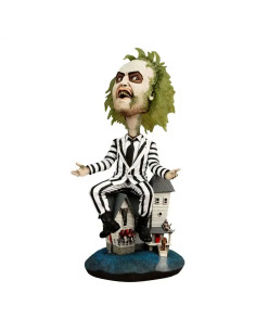 FIGURA COLLECTOR HEAD KNOCKERS BEETLEJUICE 20cm