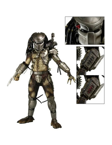 MEGA FIGURA NECA REEL TOYS PREDATOR  JUNGLE HUNTER SPECIAL EDITION (LUCES LEDS)51 cm