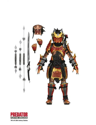FIGURA NECA REEL TOYS PREDATOR HUNTING GROUNDS ULTIMATE SAMURAI PREDATOR 20cm