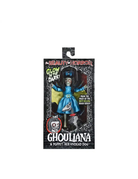 FIGURA NECA REEL TOYS THE BEAUTY OF HORROR CLOTHED GHOULIANA 20cm