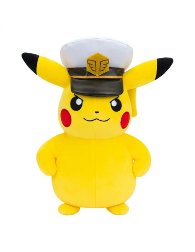 PELUCHE POKEMON CAPTAIN PIKACHU 25cm