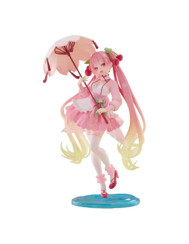 FIGURA NEWLEY WRITTEN SAKURA MIKU Sakura Dress Ver. 21 cm