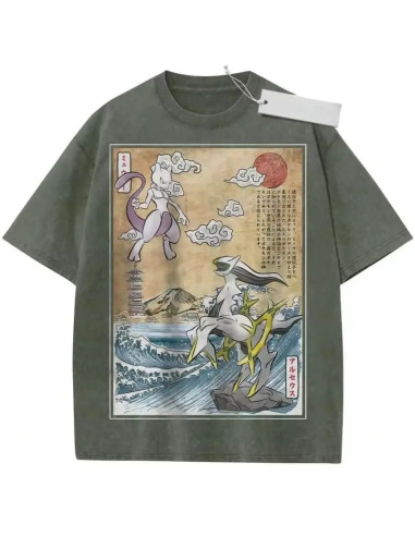 CAMISETA POKEMON MEWTWO & ARCEUS