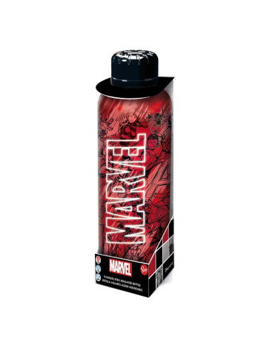 BOTELLA METALICA MARVEL LOGO PATTERN 515ml