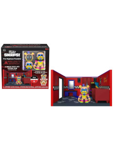 FIGURA FNAF SECURITY BREACH FUNKO SNAPS GLAMROCK FREDDY with DRESSING ROOM