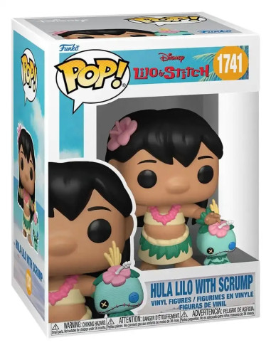 FUNKO POP DISNEY HULA LILO with SCRUMP