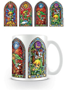 TAZA THE LEGEND OF ZELDA STAINED GLASS MUG 315ml