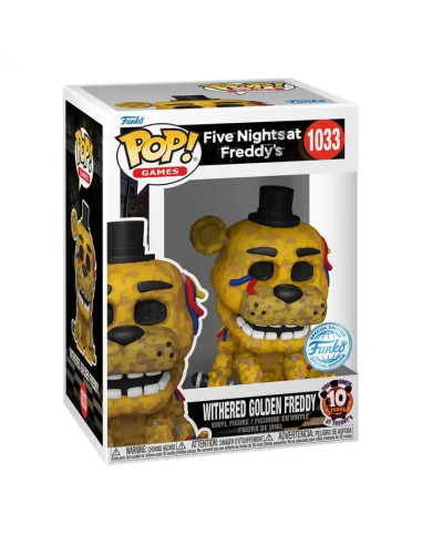 FUNKO POP FIVE NIGHTS AT FREDDYS WITHERED GOLDEN FREDDY SPECIAL EDITION