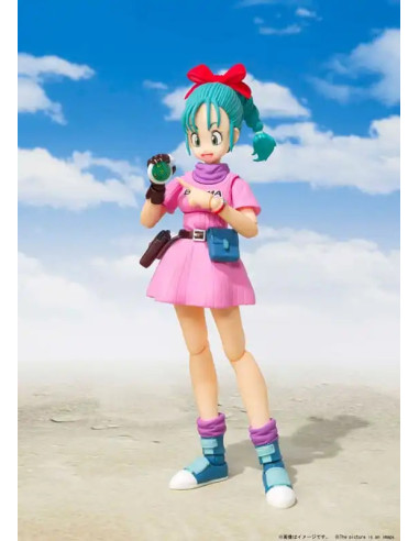FIGURA ARTICULADA S.H.FIGUARTS DRAGON BALL BULMA ADVENTURE BEGINS