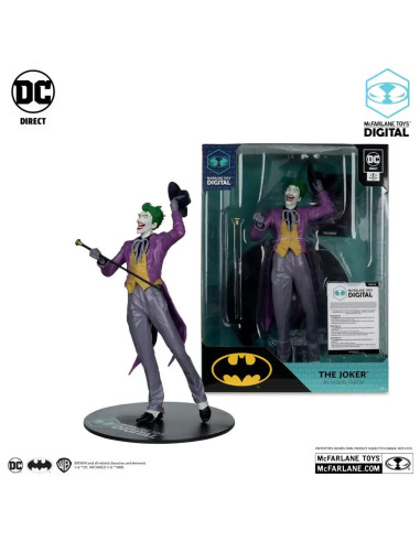 ESTATUA McFARLANE DIGITAL DC DIRECT THE JOKER (by Jason Fabok) 30cm