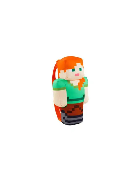 MOCHILA DE PELUCHE MINECRAFT ALEX 30cm