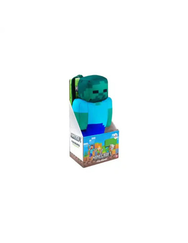MOCHILA DE PELUCHE MINECRAFT ZOMBIE 30cm