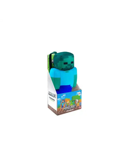 MOCHILA DE PELUCHE MINECRAFT ZOMBIE 30cm