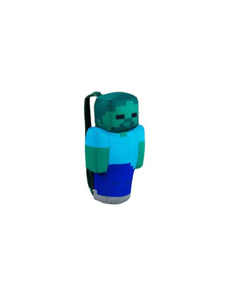 MOCHILA DE PELUCHE MINECRAFT ZOMBIE 30cm