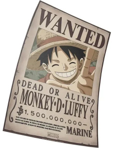 POSTER ONE PIECE WANTED MONKEY D. LUFFY 61x91cm