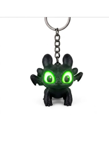 LLAVERO COMO ENTRENAR A TU DRAGON DESDENTADO (CON LUCES)