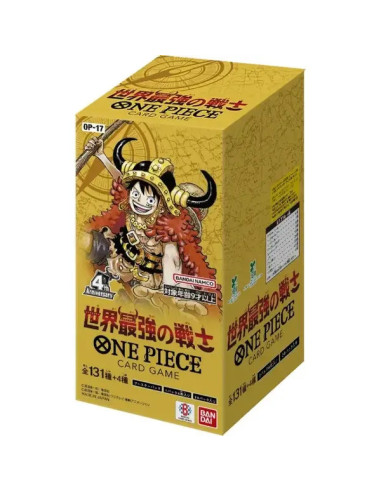 JUEGO DE CARTAS TCG ONE PIECE SOBRE INDIVIDUAL OP-17 THE WORLDS STRONGEST  WARIOR