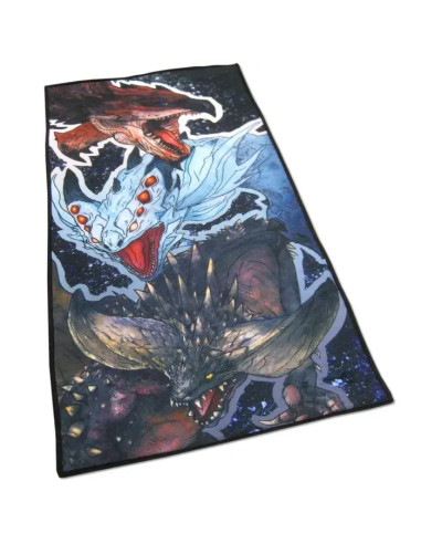 TOALLA XL MONSTER HUNTER WORLD 3 DRAGONES 150x75cm