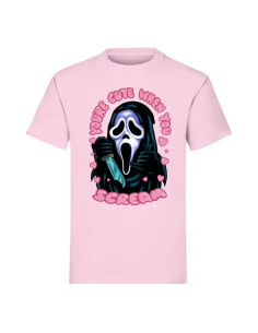 CAMISETA SCREAM GHOST FACE YOU´RE CUTE WHEN YOU SCREAM  (TALLA M)