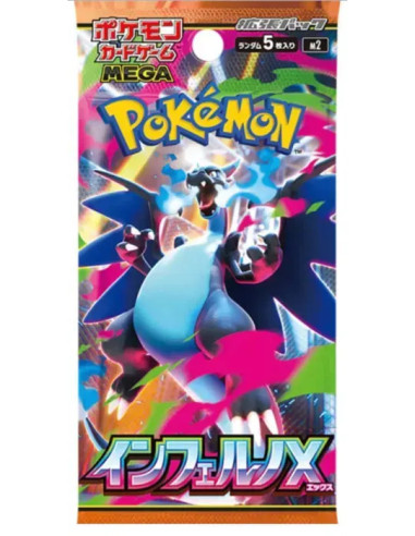 JUEGO DE CARTAS TCG POKEMON SOBRE INDIVIDUAL INFERNO X (JAPONES)