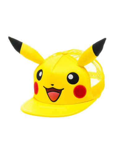 GORRA PIKACHU CON OREJAS AMARILLO