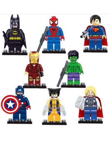 FIGURITA BLOCK PERSONAJES CULTURA POPULAR (UNIDAD)