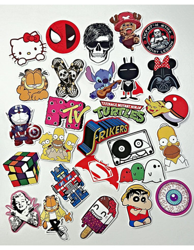 PEGATINA CULTURA POP (VARIOS)
