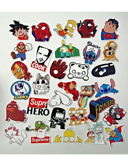 PEGATINA CULTURA POP (VARIOS)